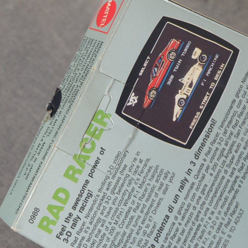Rad Racer Nintendo