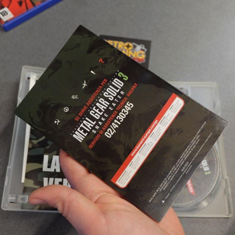 Vendita Metal Gear Solid 3 Snake Eater - Retrogaming Shop