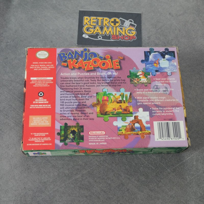 Vendita Banjo Kazooie - Retrogaming Shop