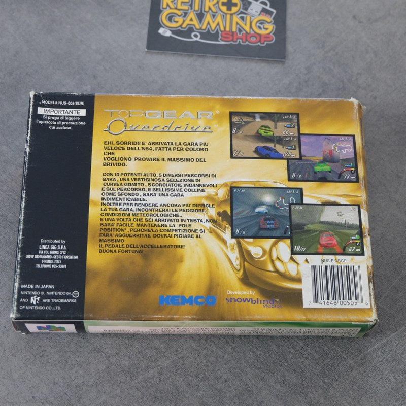 Vendita Top Gear Overdrive - Retrogaming Shop