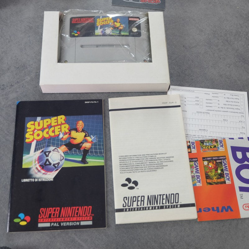 Vendita Super Soccer - Retrogaming Shop