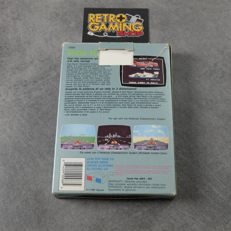 Rad Racer Nintendo