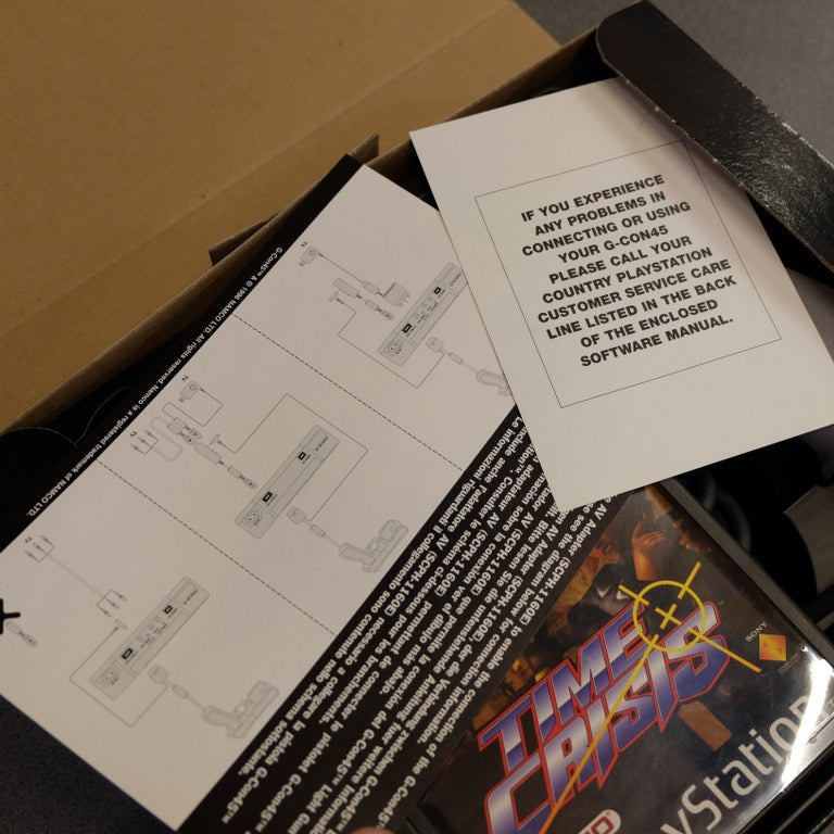 Vendita Time Crisis + G-con45 Bundle - Retrogaming Shop