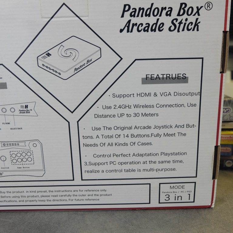 Vendita Pandora Box + 2 Arcade Stick - Retrogaming Shop