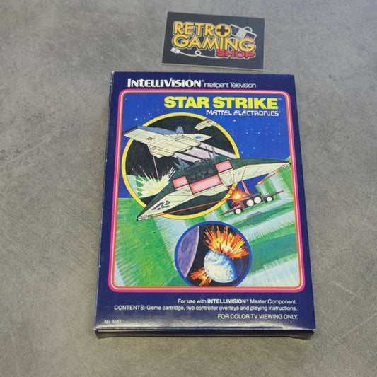 Star Strike Intellivision Mattel