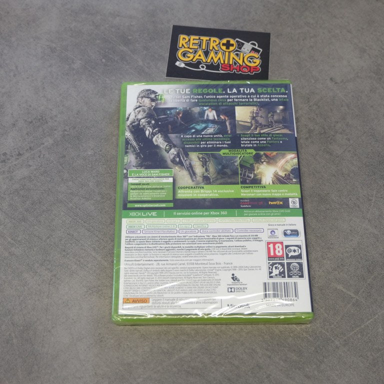 Vendita Splinter Cell Blacklist Nuovo - Retrogaming Shop