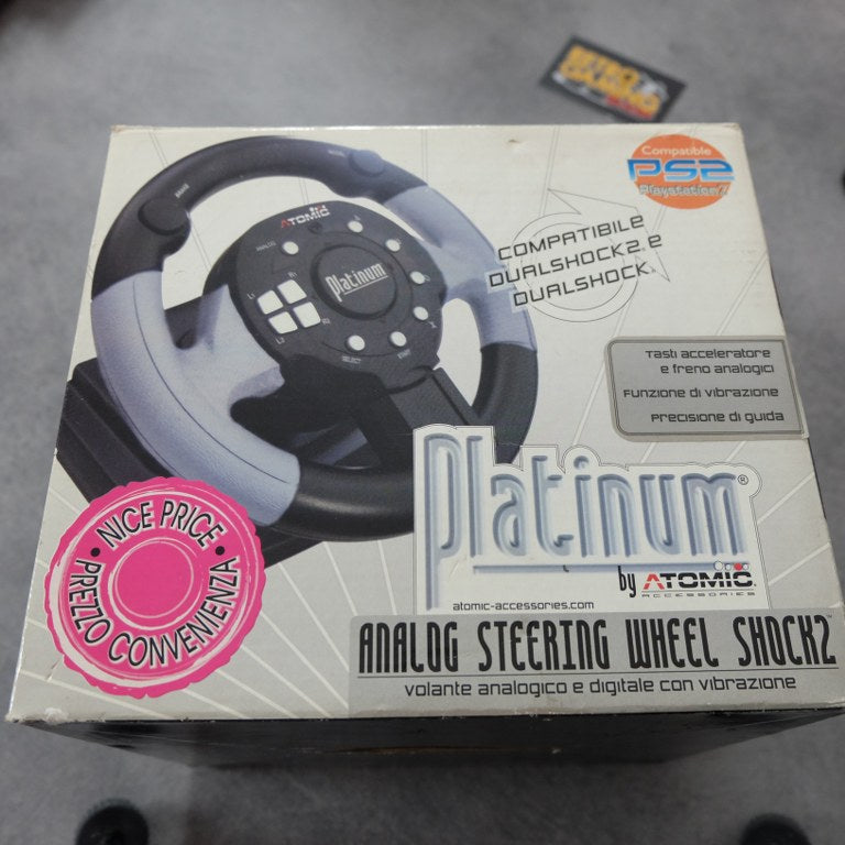 Vendita Analog Steering Wheel Shock 2 - Retrogaming Shop