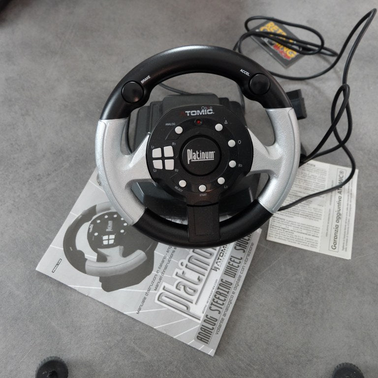 Vendita Analog Steering Wheel Shock 2 - Retrogaming Shop