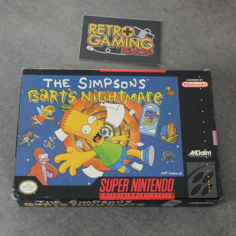 Vendita The Simpson's Bart's Nightmare - Retrogaming Shop