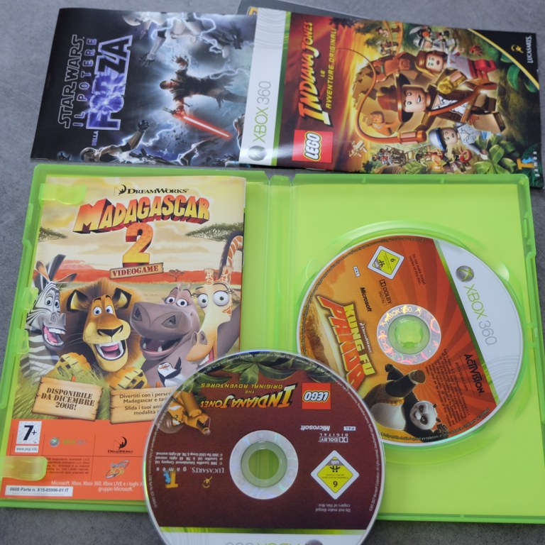 Lego Indiana Jones The Original Adventure / Kung Fu Panda Microsoft