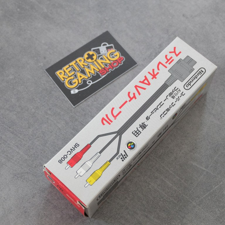Vendita Super Famicom Cavo AV Nintendo Originale. - Retrogaming Shop