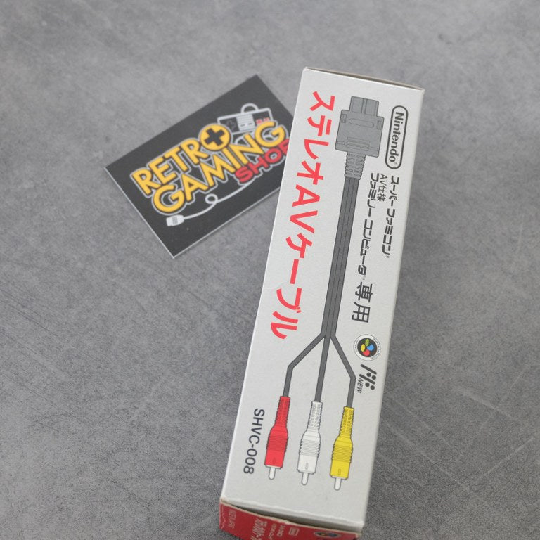 Vendita Super Famicom Cavo AV Nintendo Originale. - Retrogaming Shop