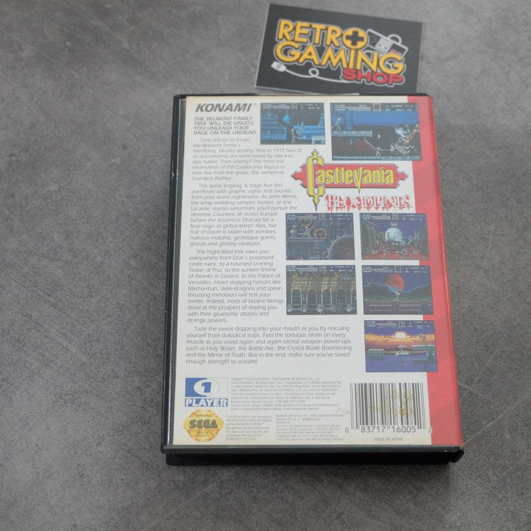 Castlevania Bloodlines SEGA