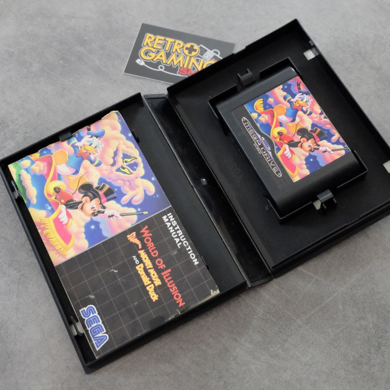 Vendita World Of Illusion Starring Mickey Mouse and Donald Duck - Retrogaming Shop