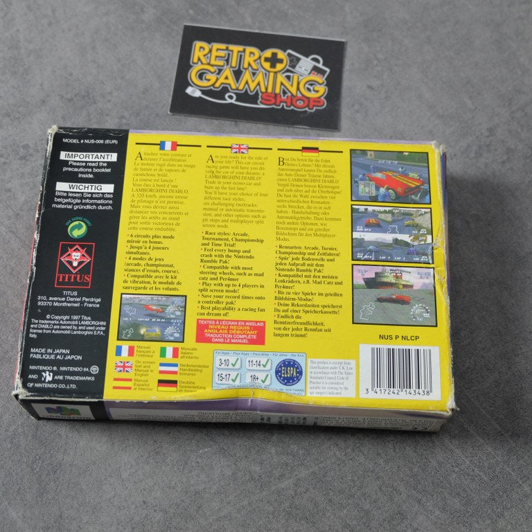 Vendita Automobili Lamborghini - Retrogaming Shop