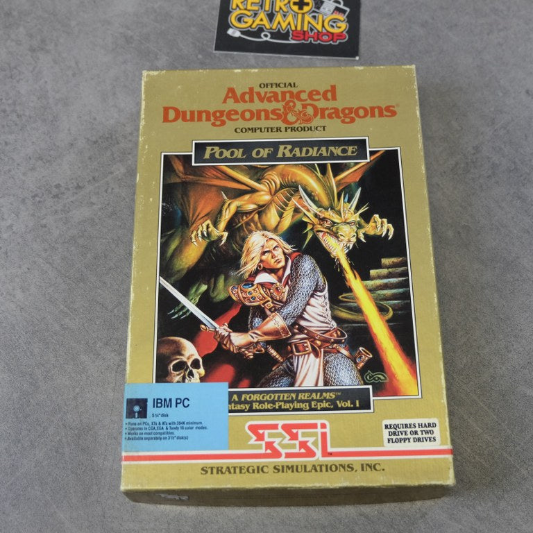 Advanced Dungeon & Dragons Pool of Radiance