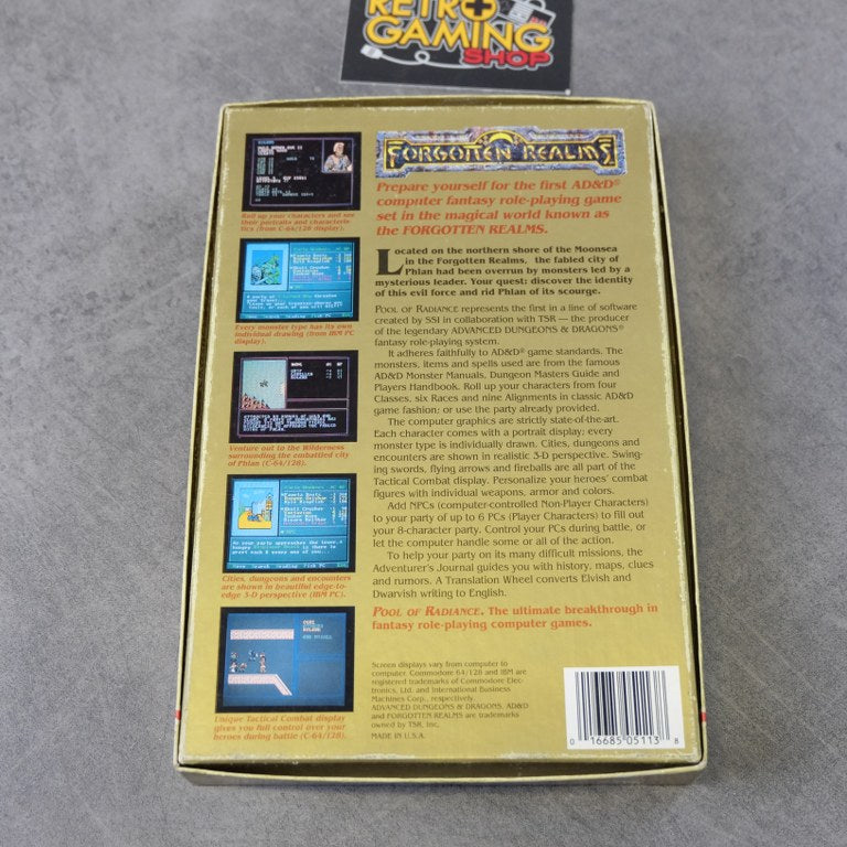 Advanced Dungeon & Dragons Pool of Radiance
