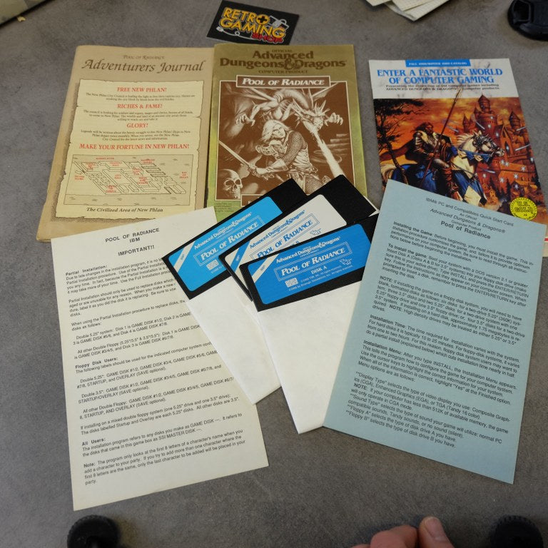 Advanced Dungeon & Dragons Pool of Radiance