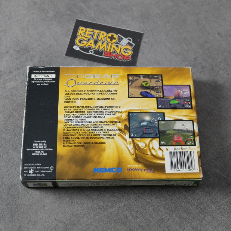 Vendita Top Gear Overdrive - Retrogaming Shop