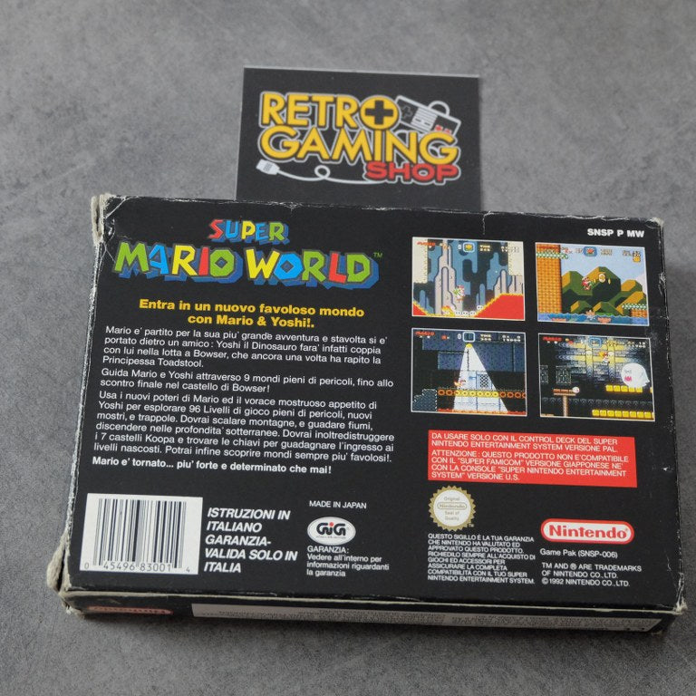 Vendita Super Mario World - Retrogaming Shop
