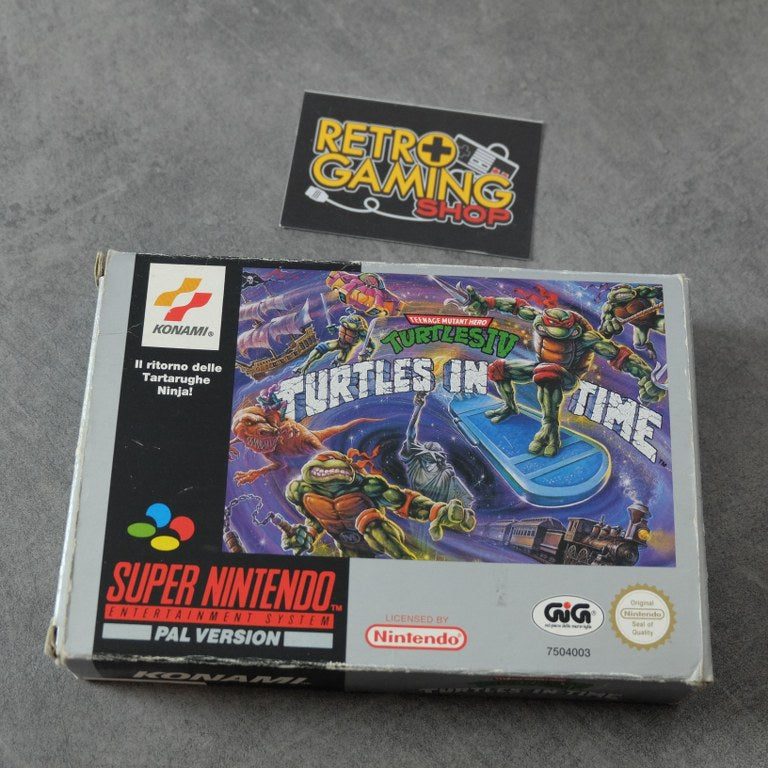 Vendita Teenage Mutant Hero Turtles Iv: Turtles in Time - Retrogaming Shop