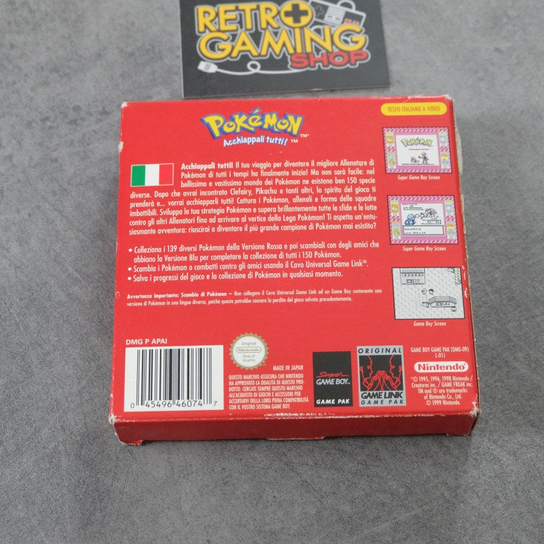 Vendita Pokemon Versione Rossa - Retrogaming Shop