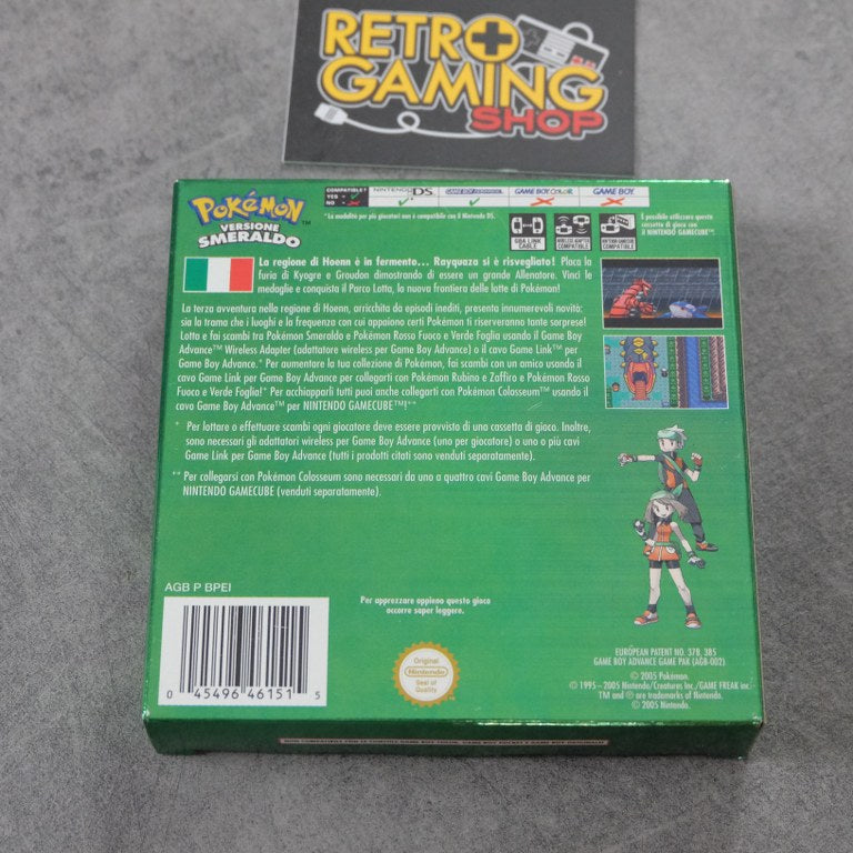 Vendita Pokemon Versione Smeraldo - Retrogaming Shop