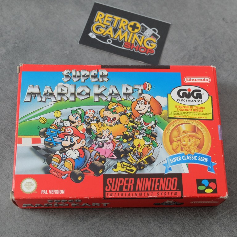 Vendita Super Mario Kart Gig Super Classic - Retrogaming Shop