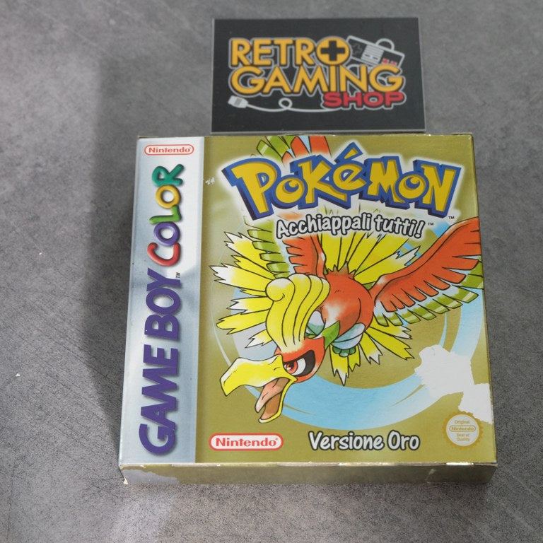 Vendita Pokemon Versione Oro - Retrogaming Shop
