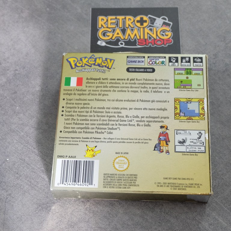 Vendita Pokemon Versione Oro - Retrogaming Shop