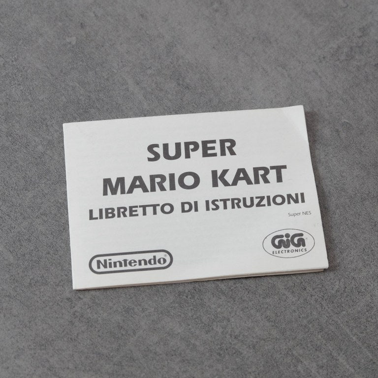 Super Mario Kart Gig Super Classic Nintendo