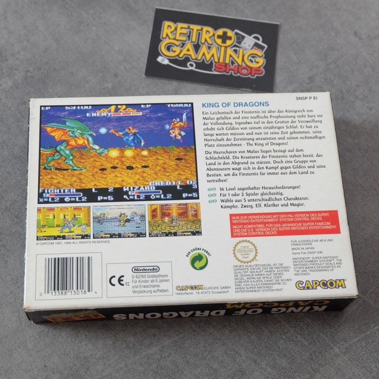 Vendita King of Dragons - Retrogaming Shop