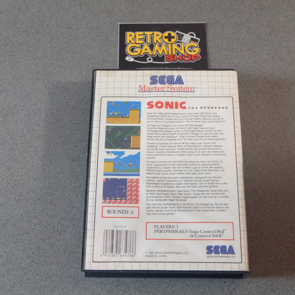 Vendita Sonic the Hedgehog - Retrogaming Shop
