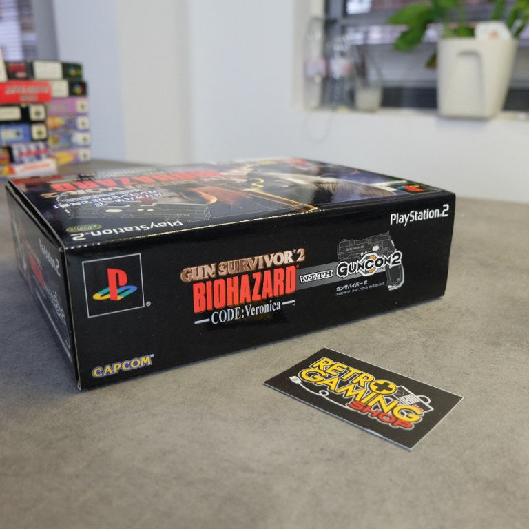 Vendita Gun Survivor 2 Biohazard Code Veronica With Guncon 2 Nuovo - Retrogaming Shop