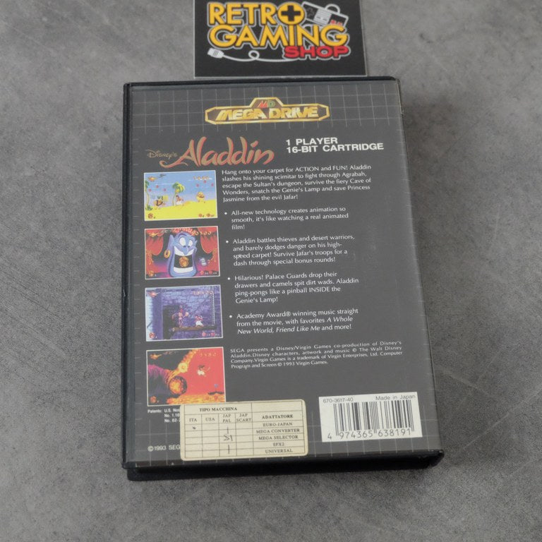 Vendita Disney’s Aladdin Asian PAL - Retrogaming Shop
