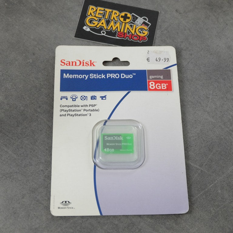 Vendita Memory Stick Pro Duo 8 GB - Retrogaming Shop