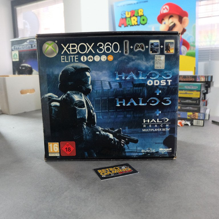 Xbox 360 Elite Halo 3 ODST + Halo 3 + Halo Reach