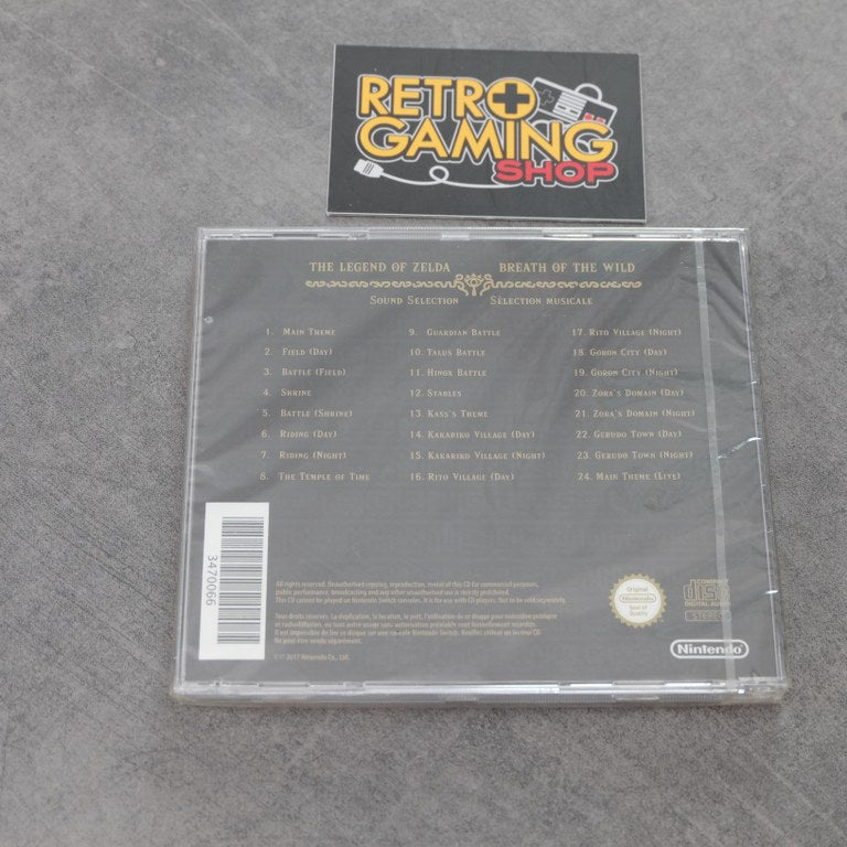 Vendita The Legend of Zelda Breath of The Wild Sound Selection Nuovo - Retrogaming Shop