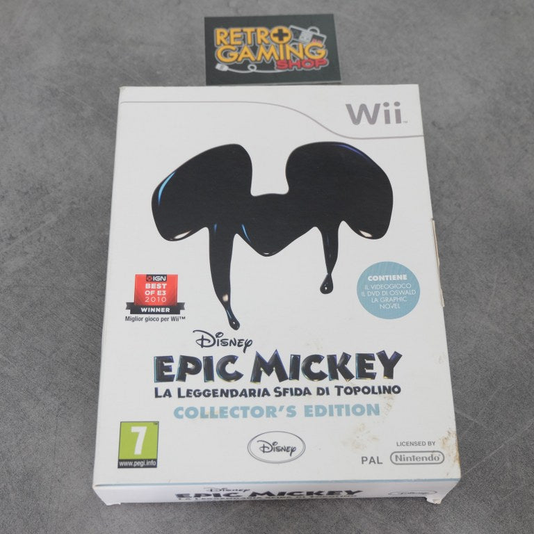 Vendita Epic Mickey La Leggendaria Sfida di Topolino Collector's Edition - Retrogaming Shop