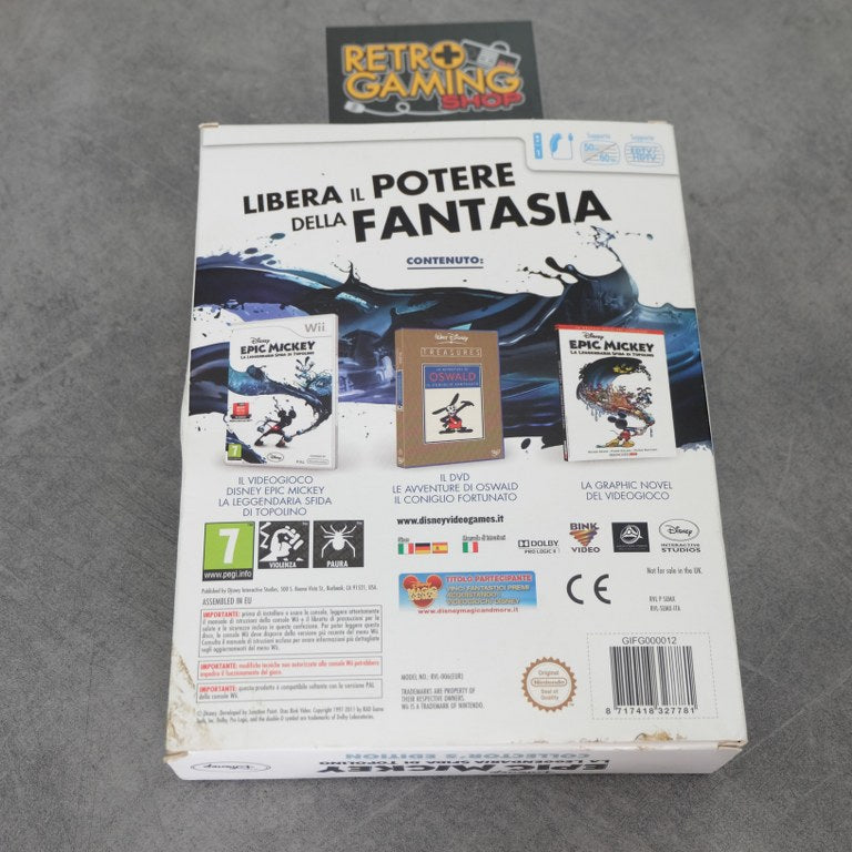 Vendita Epic Mickey La Leggendaria Sfida di Topolino Collector's Edition - Retrogaming Shop