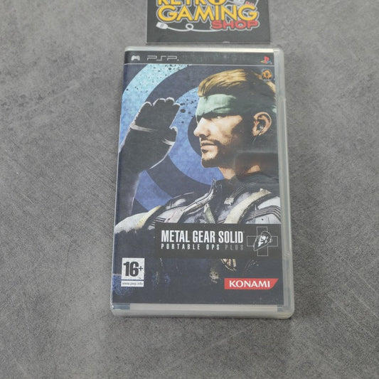 Metal Gear Solid Portable Ops Plus Sony