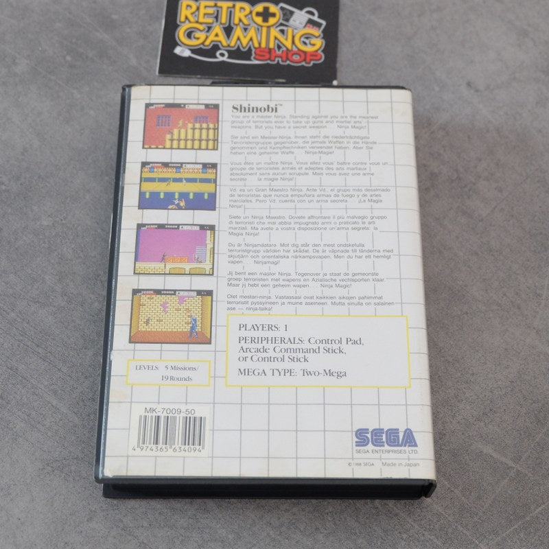 Vendita Shinobi - Retrogaming Shop