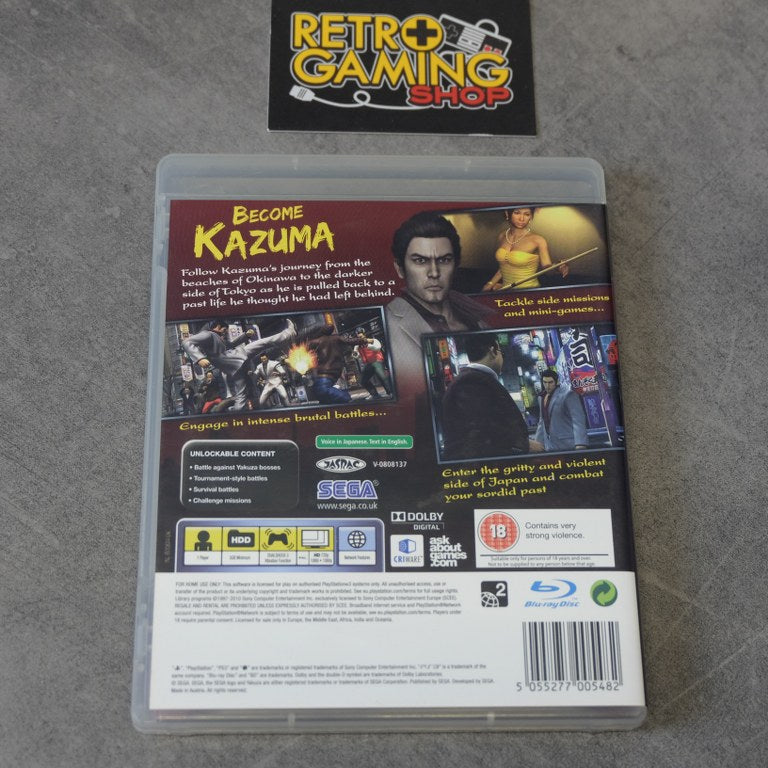 Yakuza 3 Sony