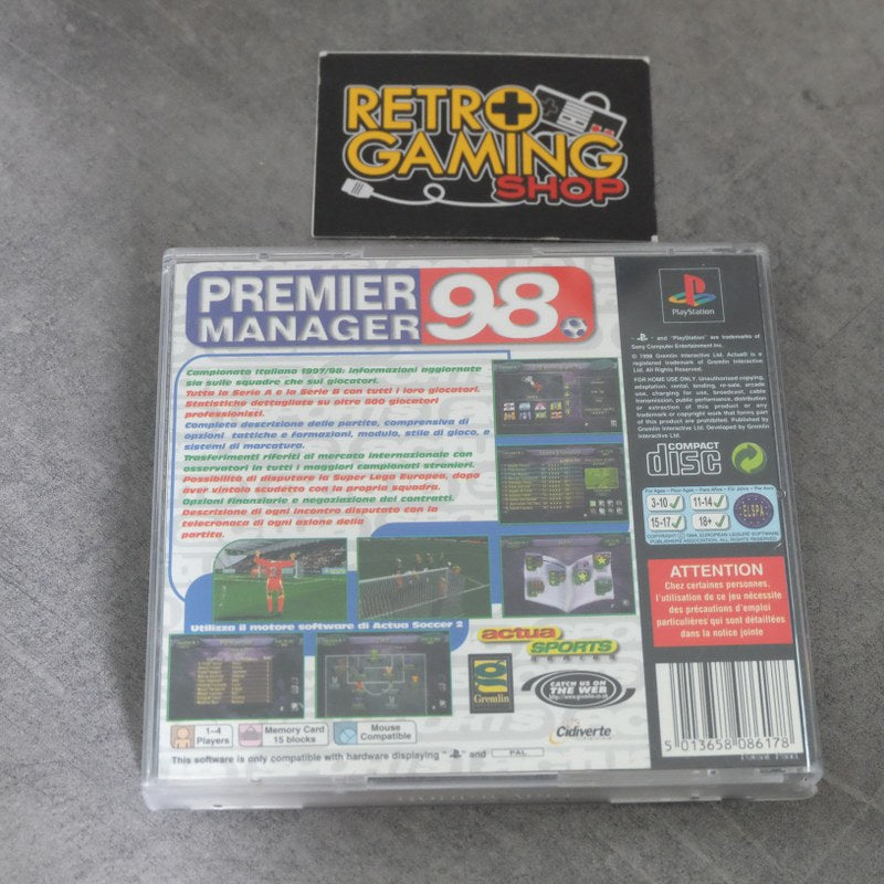Vendita Premier Manager 98 - Retrogaming Shop