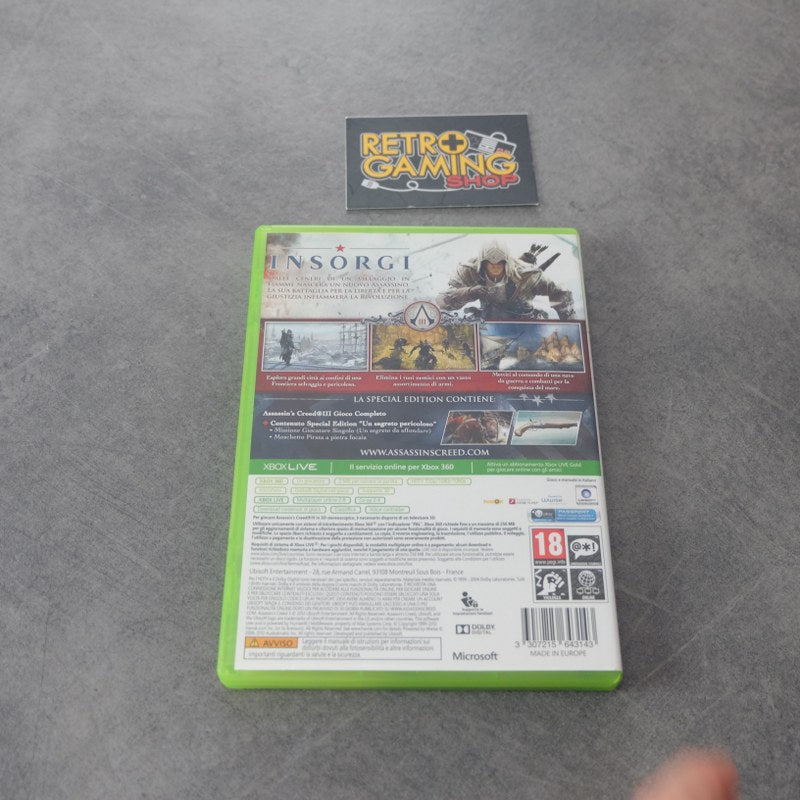 Vendita Assassin’s Creed 3 - Retrogaming Shop