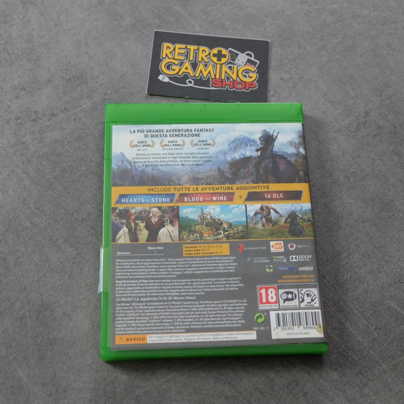 Vendita The Witcher 3 Wild Hunt - Retrogaming Shop