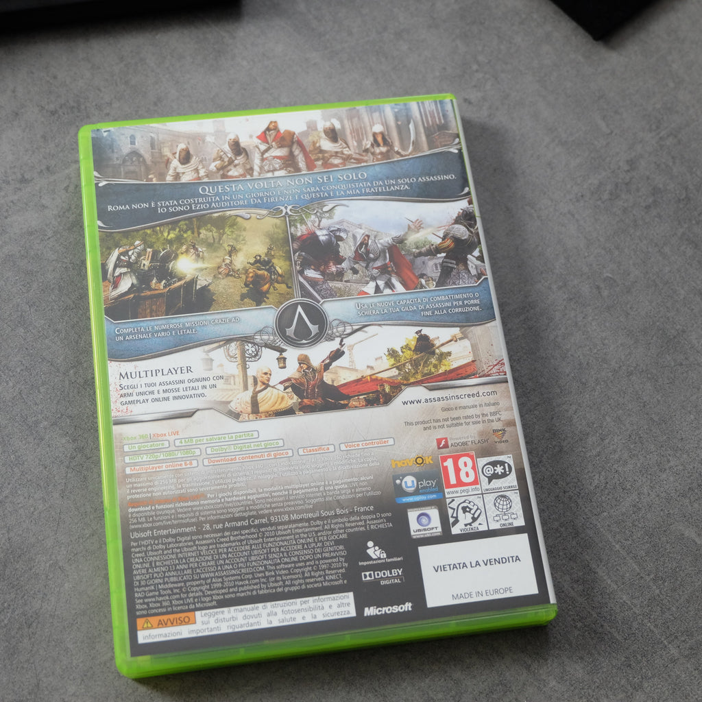 Vendita Assassin’s Creed Brotherhood Codex Edition - Retrogaming Shop