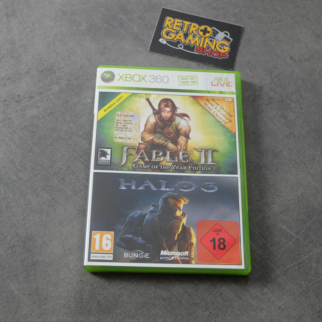 Vendita Fable 2 / Halo 3 Bundle - Retrogaming Shop