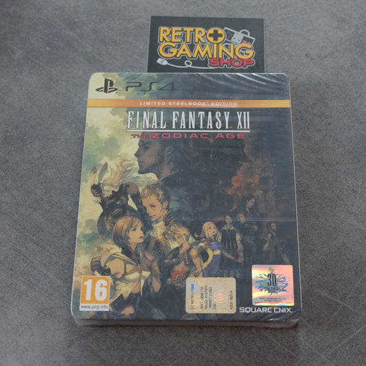 Final Fantasy XII The Zodiac Age Limited Steelbook's Edition Nuovo