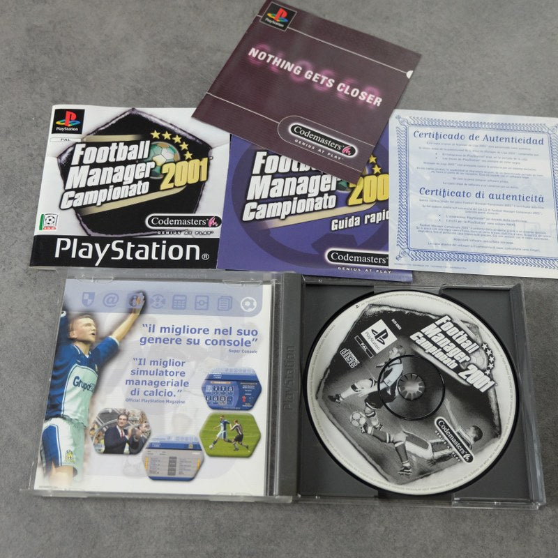 Football Manager Campionato 2001 Sony